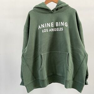 Anine Bing Green Hoodie